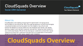 CloudSquads Overview Brochure produced by Digital Dazzle